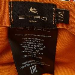 مملوكة مسبقًا قبعة باكيت بطبعة بيزلي متعددة الألوان كبيرة/كبيرة جداً من إيترو مصنوع من القماش