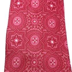 Etro Pink Printed Silk Traditional Tie 