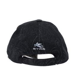 Pre Owned Etro x Star Wars Black Paisley Print Cotton Baseball Cap S/M