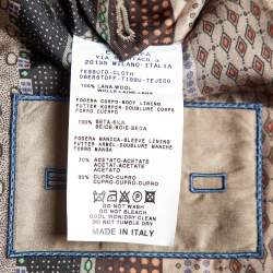 Pre Owned Etro Brown Wool Single Breasted Blazer M