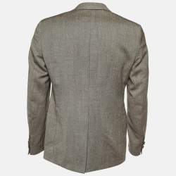 Pre Owned Etro Brown Wool Single Breasted Blazer M