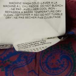 Etro Purple Denim Badge Detail Jeans XXL Waist 38"