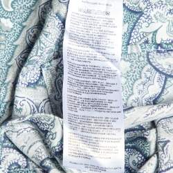 Etro White Paisley Print Cotton Full Sleeve Shirt S