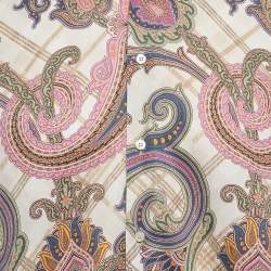 Pre Owned Etro Multicolor Paisley Print Button Front Shirt M