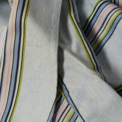Etro Multicolor Stripe Jacquard Cotton Button Front Shirt M