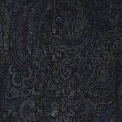 Pre Owned Etro Multicolor Paisley Printed Cotton Knit Polo T-Shirt M