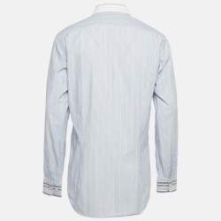 Pre Owned قميص إيترو أزرار أمامية مطبوع مقلم متعدد الألوان مقاس صغير (سمول)