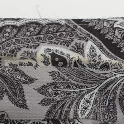 Pre Owned قميص ايــترو طباعة بيزلي رمادي قطن بأكمام طويلة مقاس وسط - ميديم