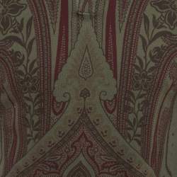 مملوكة مسبقًا Etro Olive Green Paisley Print Pique Polo T-Shirt M