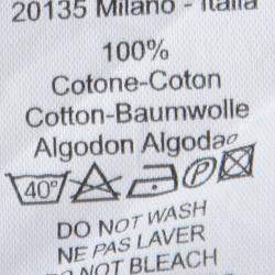 مملوكة مسبقًا Etro White and Blue Paisley Printed Cotton Long Sleeve Button Front Shirt XL