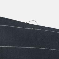 Pre Owned Etro Dark Grey Pin Stripe Wool Suit Sets 4XL