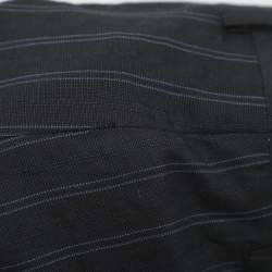 Pre Owned بدلة إيترو كحلي داكن مخططة مزيج من الصوف مقاس كبير جدًا جدًا جدًا - 3 إكس لارج