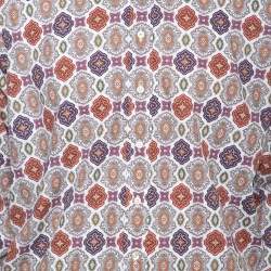 مملوكة مسبقًا قميص ايترو أزرار أمامية قطن مطبوع متعدد الألوان مقاس كبير جداً (اكس لارج)