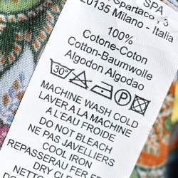 Pre Owned Etro Multicolored Paisley Print Cotton Button Front Shirt XXL