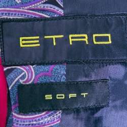 مملوكة مسبقًا Etro Pink Cotton Mineide Soft Blazer L