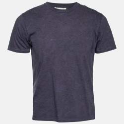 Pre Owned Etro Purple Patterned Cotton Short Sleeve T-Shirt S