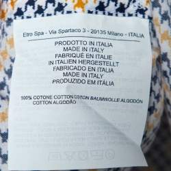 Etro Multicolor Printed Cotton Button Front Shirt M 