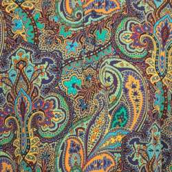 Etro Purple Paisley Printed Cotton Polo T-Shirt XL