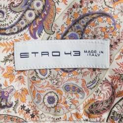 Pre Owned Etro Multicolor Print Cotton Button Front Full Sleeve Shirt XXL