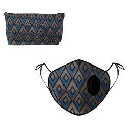 Fine Guard By Caroline Reusable N95 Face Mask, Art Deco - Large (Available for UAE Customers Only)
