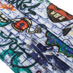 Collars & Cuffs Non-Medical Handmade Graffiti Face Mask (Available for UAE Customers Only)