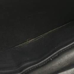 Pre Owned Faure Le Page Black Coated Canvas Bifold Long Wallet