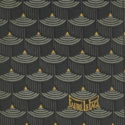 Pre Owned Faure Le Page Black Coated Canvas Bifold Long Wallet