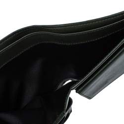 Faure Le Page Green Coated Canvas Bifold Wallet