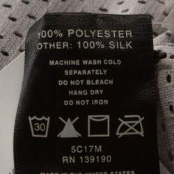 Fear of God Fifth Collection Grey Perforated Knit Long Sleeve T Shirt M