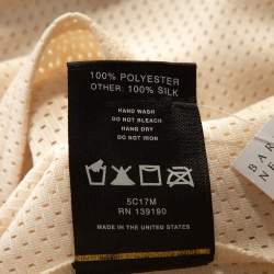 Fear of God Fifth Collection Cream Motocross Mesh Long Sleeve T Shirt S 
