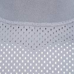 Fear of God Fifth Collection Grey Perforated Knit Long Sleeve T Shirt S