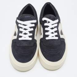 Fear of God Black Suede Low Top Platform Sneakers Size 44
