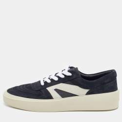 Fear of God Black Suede Low Top Platform Sneakers Size 44