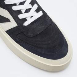 Fear of God Black Suede Low Top Platform Sneakers Size 44