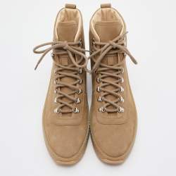 Fear Of God Beige Nubuck Leather High Top Sneakers Size 44