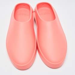 Fear of God Orange Rubber Flat Mules Size 45
