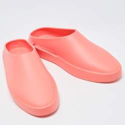 Fear of God Orange Rubber Flat Mules Size 45