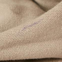 Fear of God Essentials Beige Cotton Hood Detail Oversized Sweatshirt L