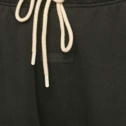 Fear of God Essentials Black Cotton Knit Trackpants M