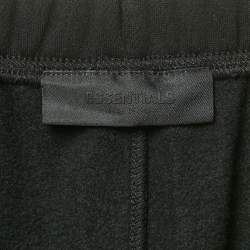 Fear of God Essentials Black Cotton Knit Trackpants M