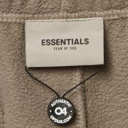 Essentials Fear of God Dark Grey Faux Fleece Sweatpants M