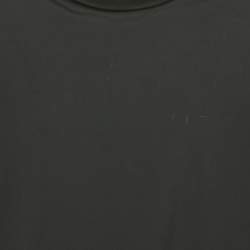 Fear of God Black Cotton Blend Reverse Collar Detail T-Shirt XS