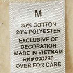 Pre Owned Essentials Fear of God Cream Cotton Fleece Shorts