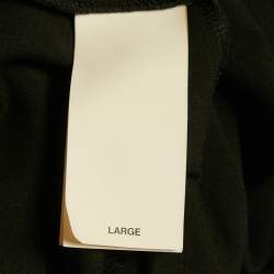 Pre Owned Fear of God Black Jersey Oversized T-Shirt L