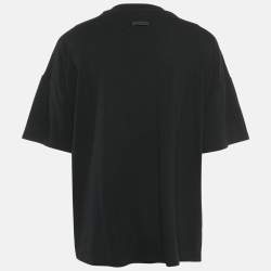 Pre Owned Fear of God Black Jersey Oversized T-Shirt L