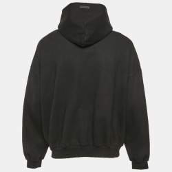 Pre Owned Fear of God Black Cotton Zip-Up Oversized Jacket M