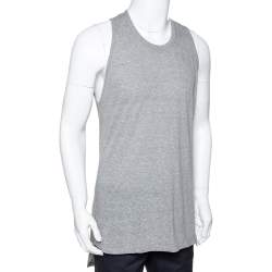 Fear of God Fifth Collection Grey Jersey Sleeveless T Shirt S