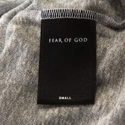Fear of God Fifth Collection Grey Jersey Sleeveless T Shirt S