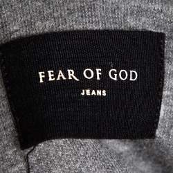 Fear Of God Fifth Collection Indigo Denim Hooded Trucker Jacket M