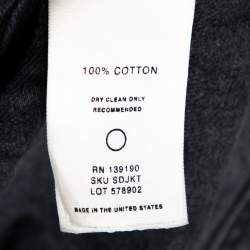 Fear Of God Black Acid Washed Denim Trucker Jacket M